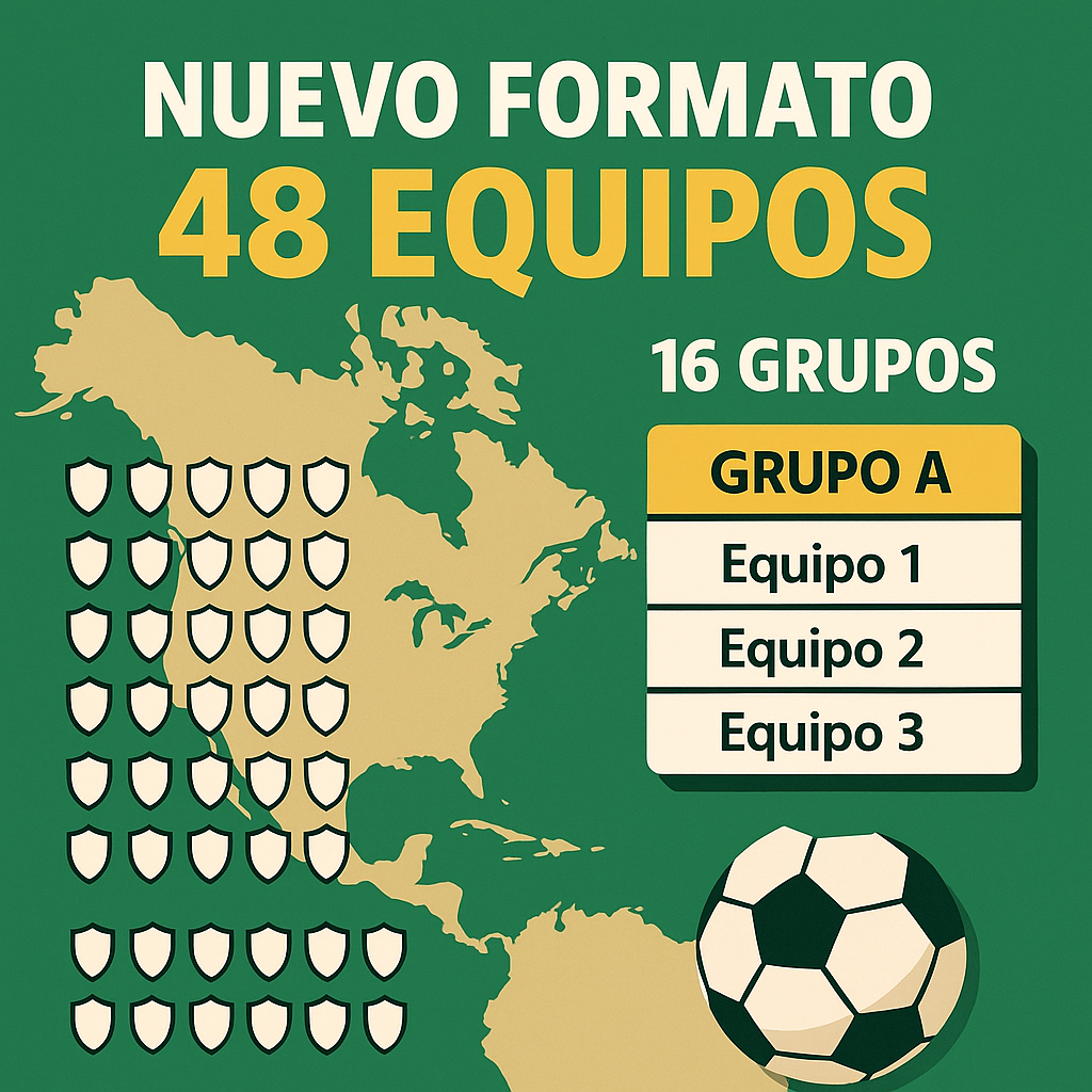Mundial 2026: Nuevo formato de 48 equipos y qué cambia en esta edición